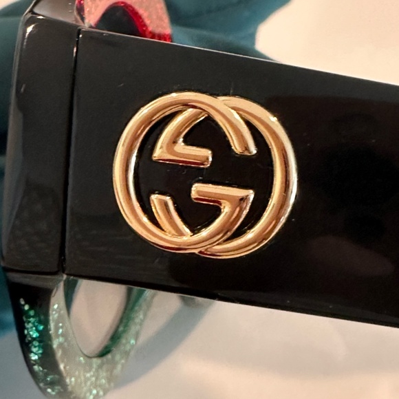 GUCCI WEB OVERSIZED SUNGLASSES - Picture 11 of 11